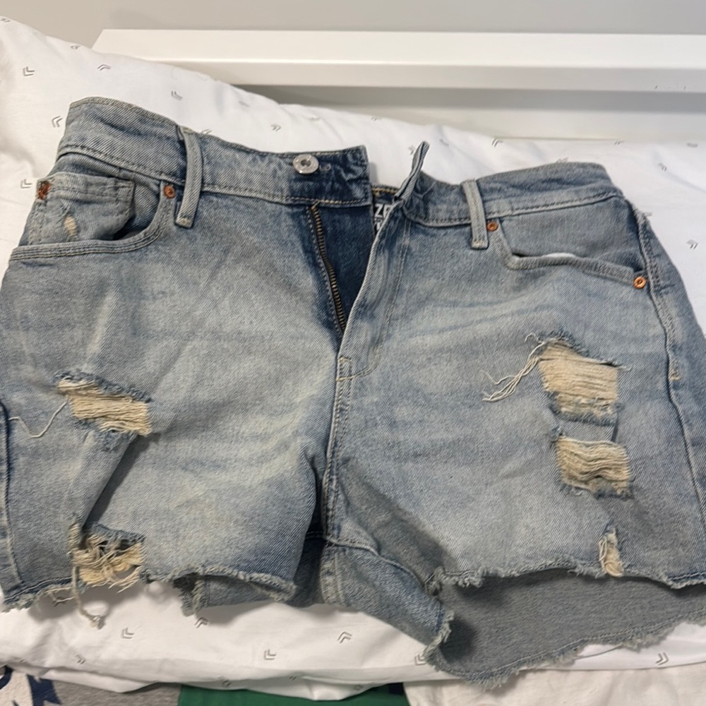 Denizen from Levi's Light Blue Distressed Jean Shorts